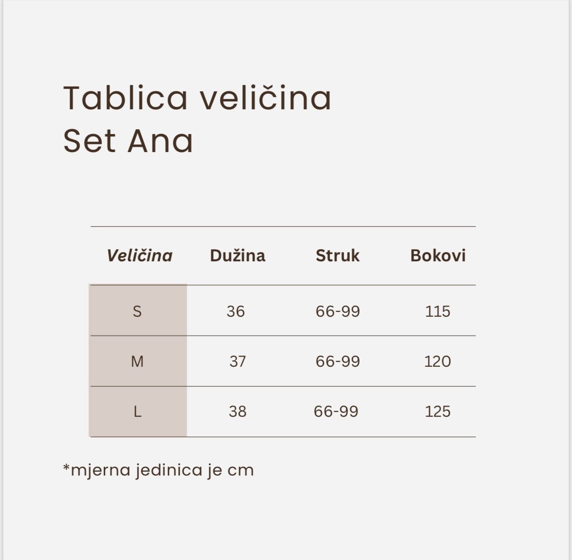 Ženski Set Ana - Mamino.hr