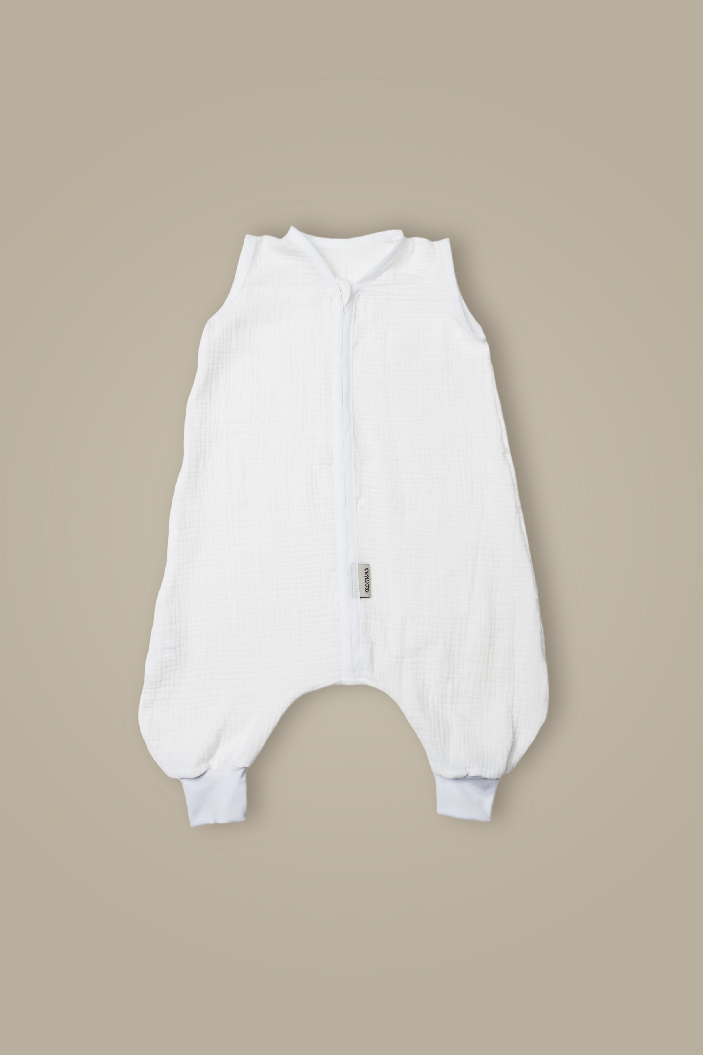 Bijela vreća za spavanje za bebe bez rukava i nogavica - Sleepy Ljeto