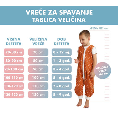 Premium Vreća Za Spavanje Za Bebe i Djecu s Nogavicama