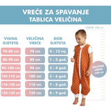 Premium Vreća Za Spavanje Za Bebe i Djecu s Nogavicama - Mamino.hr